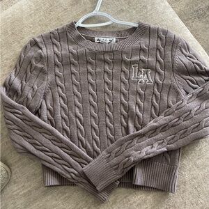 Charlotte Russe Taupe Knit Sweater